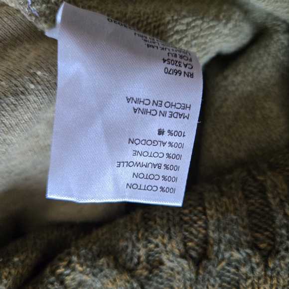Free People Stateside Pullover Patchwork Sweatshirt Vermont Olive Green Medium - Picture 6 of 6